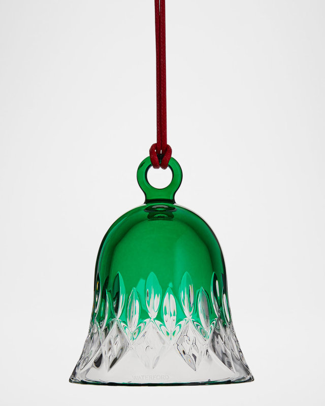 Lismore Green Bell Christmas Ornament
